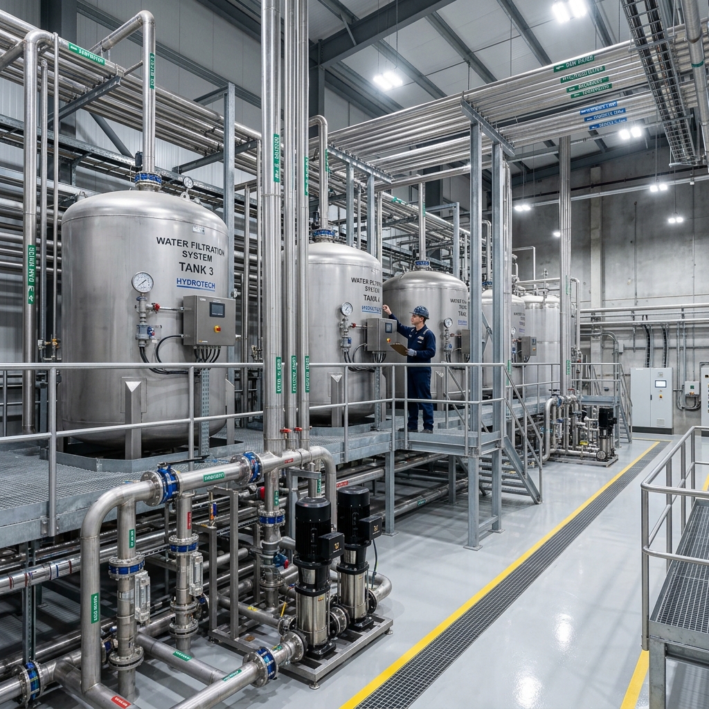 Ion Exchange water treatment plant